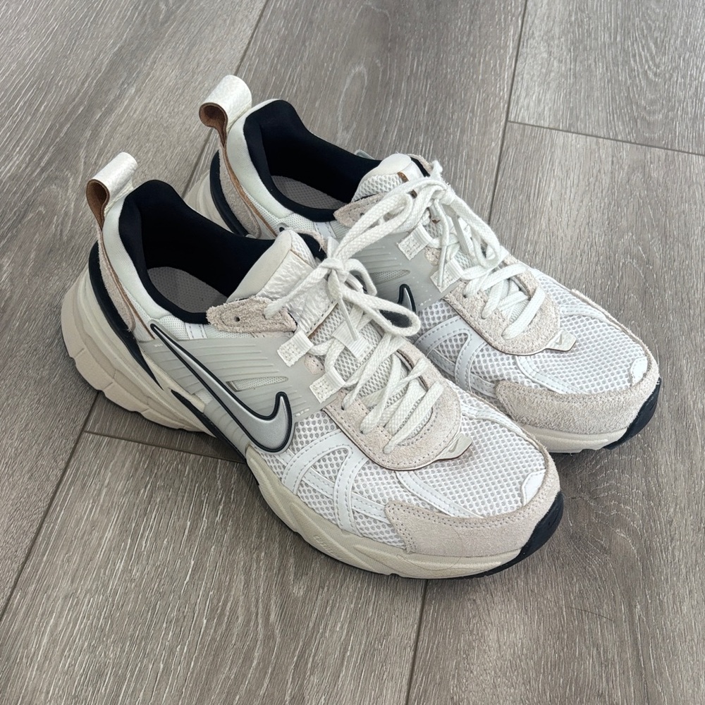 Nike White and Black Athletic Shoes